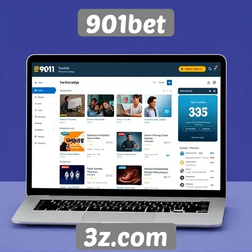 Interface e usabilidade do site 901bet